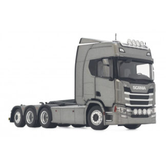 SCANIA R500 LASTEBIL MED MEILLER KROKLØFT Grey Metalic 1/32