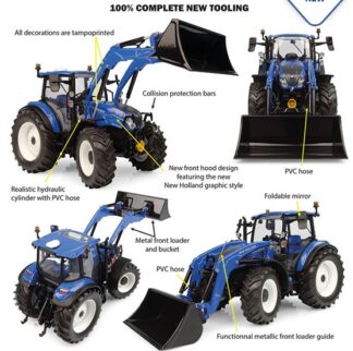 New Holland T5.120 Dual Command med frontlaster 655 LU 2025